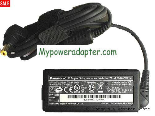 PANASONIC CF-RZ4 Power AC Adapter 16V 2.8A 45W PANASONIC16V2.8A-5.5x2.5mm
