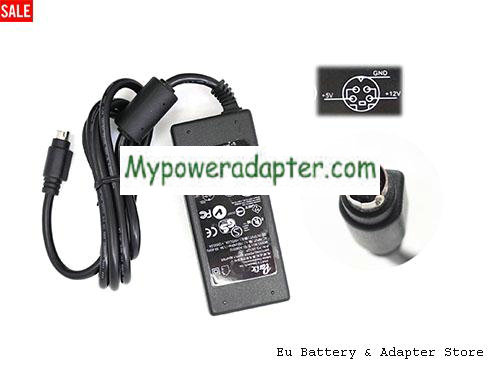 PART II PS-0512P Power AC Adapter 12V 2A 24W PARTII12V2A24W-5PIN