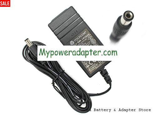 POLYCOM SOUNDPOINT IP 550 Power AC Adapter 24V 0.5A 12W POLYCOM24V0.5A12W-5.5x2.1mm-TB