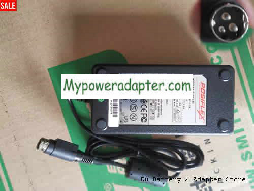 POSIFLEX EA1050B-240 Power AC Adapter 24V 2.5A 60W POSIFLEX24V2.5A60W-3Pin