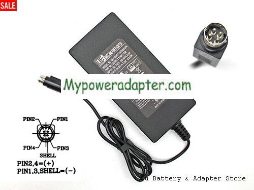 Genuine UE UES120D2-240500SPA Switching Power Adaptor 24.0v 5.0A 120W Round with 4 Pins