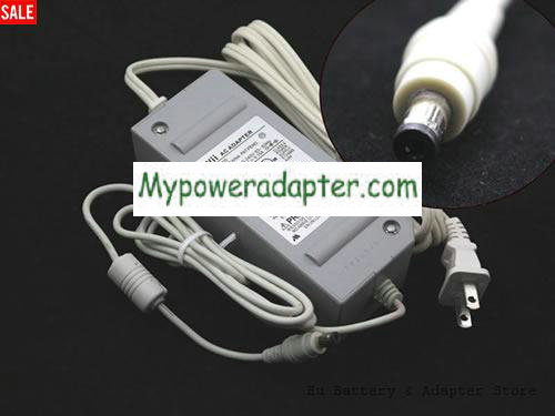 WII RVL-020 Power AC Adapter 12V 5.15A 62W WII12V5.15A62W-5.5x2.5mm-US-G