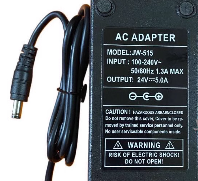 *Brand NEW*24V 5.0A AC/DC Adapter JW-515 Power Supply