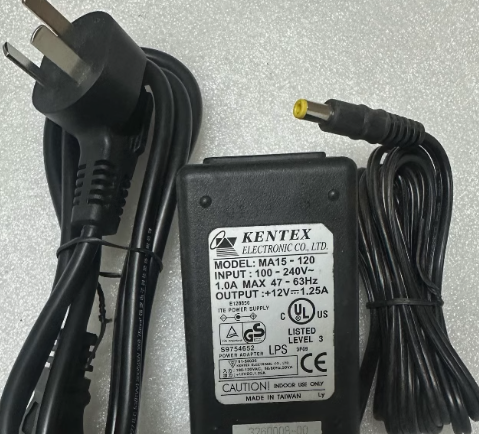 *Brand NEW*KENTEX MA15-120 +12V 1.25A AC ADAPTER POWER SUPPLY