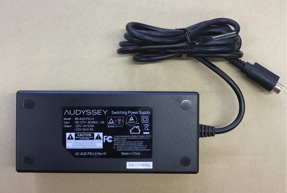 *Brand NEW*-22V0.5A/+22V0.5A AC Adapter AUDYSSEY ME-AUD-PSU-0 Power Supply