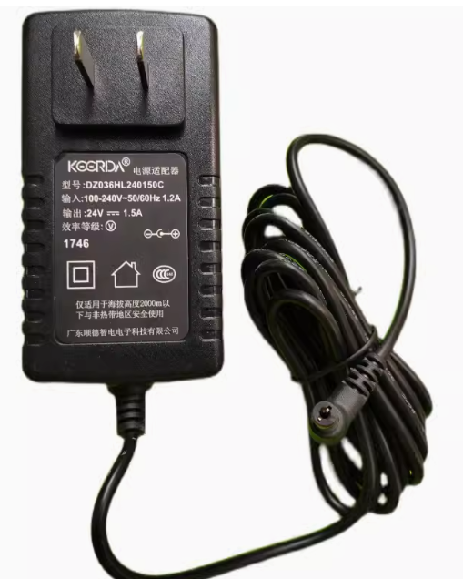 *Brand NEW*5.5*2.1MM KEERDA DZ036HL240150C 24V 1.5A AC/DC Adapter Power Supply