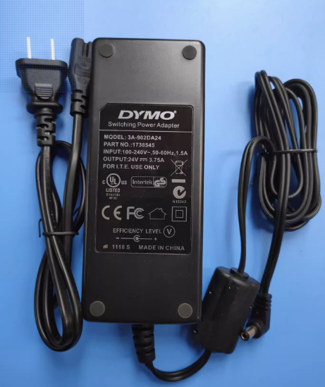 *Brand NEW*3A-902DA24 DYMO 24V 3.75A AC/DC Adapter Power Supply