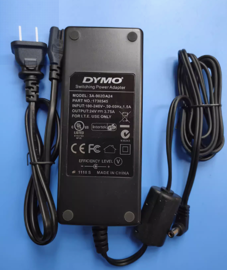 *Brand NEW*3A-902DA24 DYMO 24V 3.75A AC/DC Adapter Power Supply - Click Image to Close