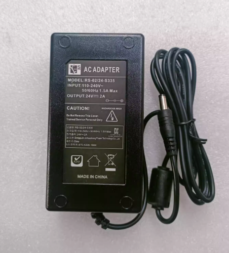 *Brand NEW*RS-02/24-S335 RS 24V 2A AC/DC Adapter Power Supply - Click Image to Close