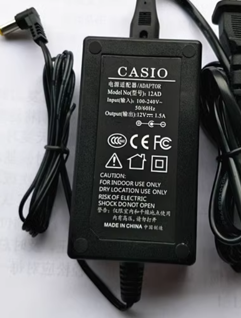 *Brand NEW* CASIO 12AD 12V 1.5A AC Adapter px300 px100 PX500L Power Supply