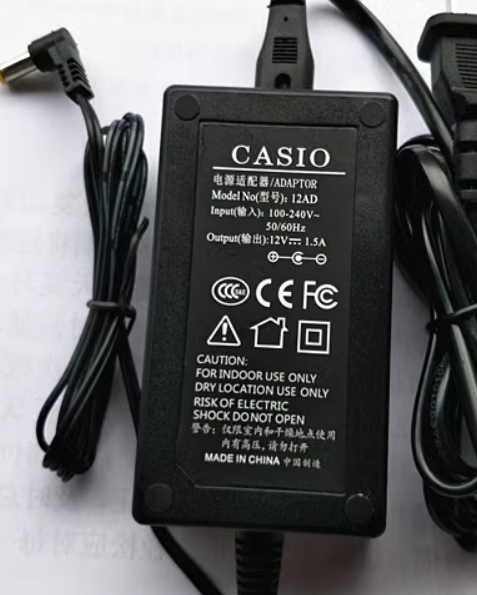 *Brand NEW* CASIO 12V 1.5A AD-12CL AD-12ML AC Adapter Power Supply