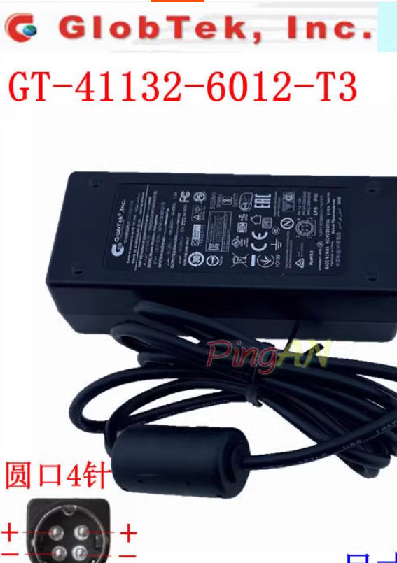 *Brand NEW*12V 5A AC ADAPTER GlobTek Inc. GT-41132-6012-T3 Power Supply