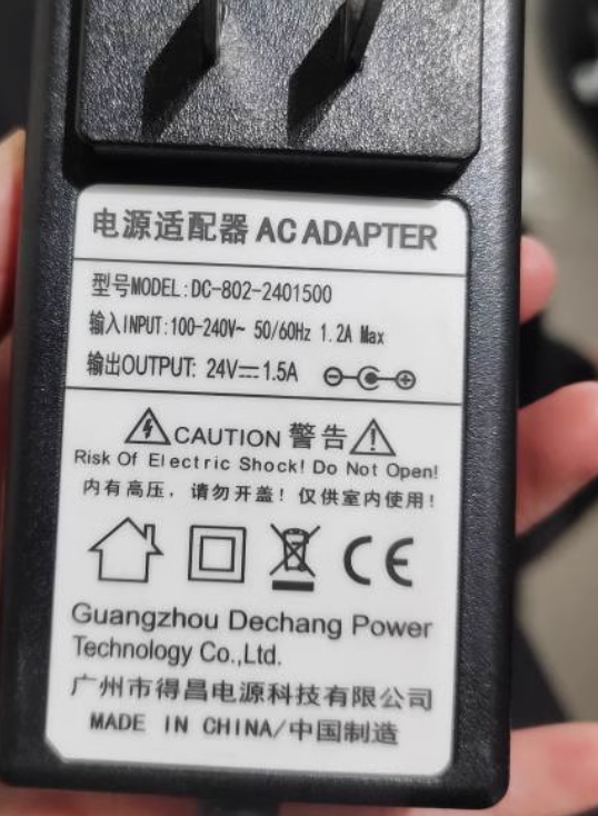 *Brand NEW*DC-802-2401500 24V 1.5A AC/DC ADAPTER Power Supply