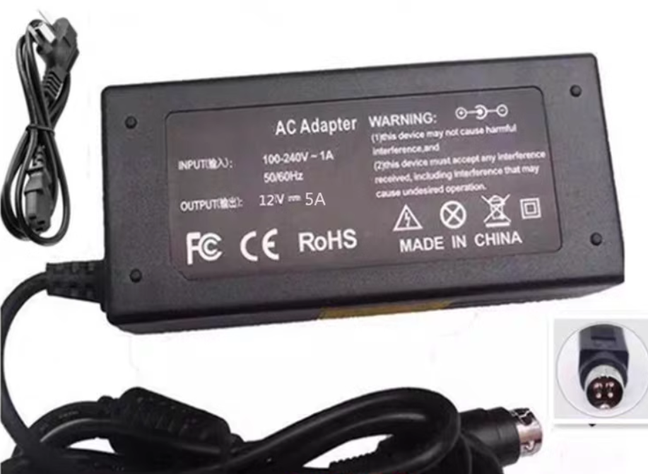 *Brand NEW* 12V 5.0A AC/DC ADAPTER SWITCHING ADAPTER ZL-D060W01205000 Power Supply - Click Image to Close