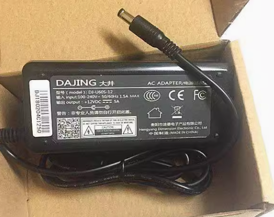 *Brand NEW* DAJING DJ-120500SA/DJ-U60S-12 12V 5A AC/DC ADAPTER Power Supply