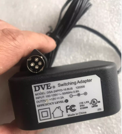 *Brand NEW* DVE DSA-24PFD-15 BUS 120200 12V 2A AC/DC ADAPTER Power Supply - Click Image to Close