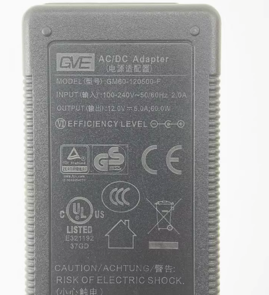 *Brand NEW*12V 5A AC/DC ADAPTER GVE GM60-120500-F Power Supply