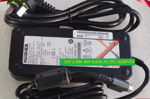 *Brand NEW*YM-2071D HUGHES 12V 2.99A 48V 0.82A AC/DC ADAPTER Power Supply