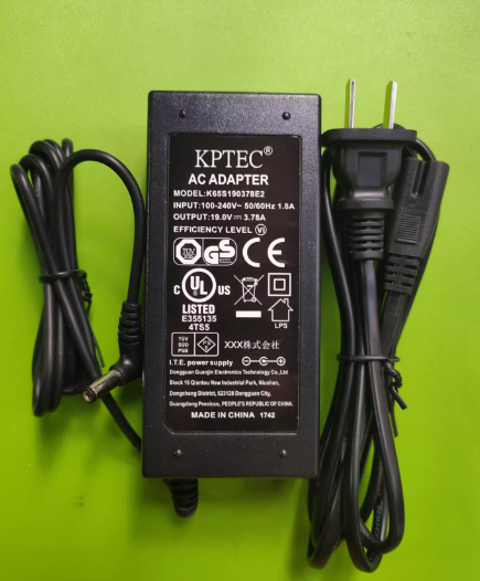 *Brand NEW* KPTEC K65S190378E2 19V 3.78A AC/DC ADAPTER Power Supply - Click Image to Close