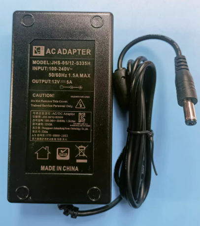 *Brand NEW* 12V 5A AC/DC ADAPTER GPE JHS-05/12-S335H Power Supply