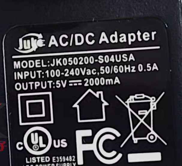 *Brand NEW*JUKE JK050200-S04USA 5V 2A AC/DC ADAPTER Power Supply - Click Image to Close