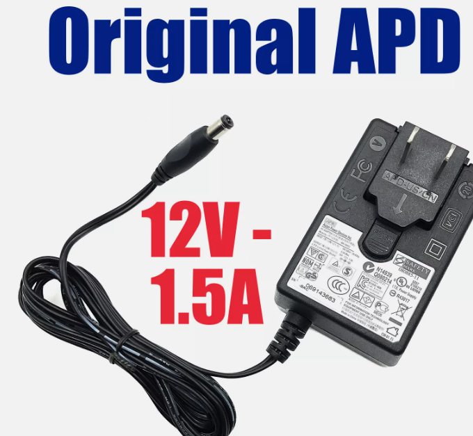 *Brand NEW*12V 1.5A 18W AC Adapter Original APD WA-18H12 Power Supply Charger