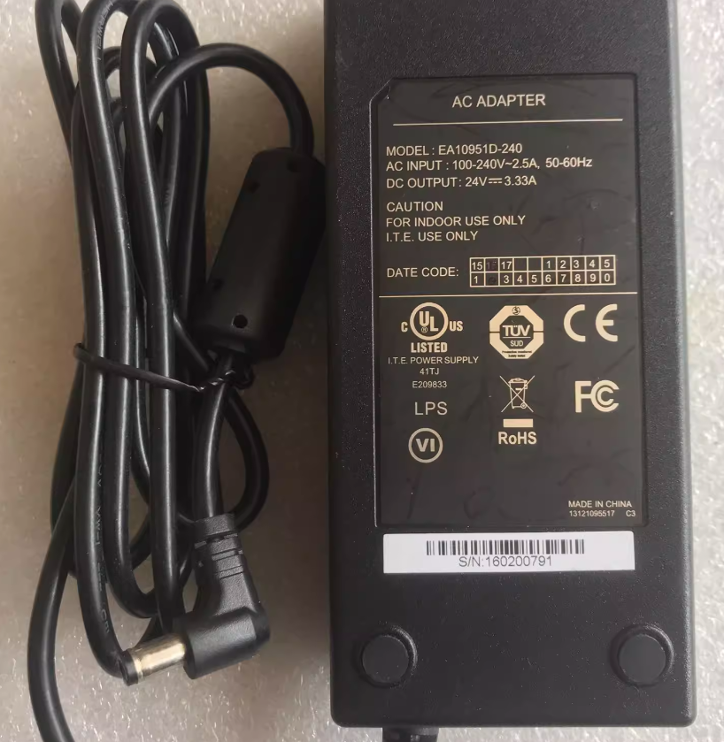 *Brand NEW*EA10951D-240 24V 3.33A AC/DC ADAPTER Power Supply