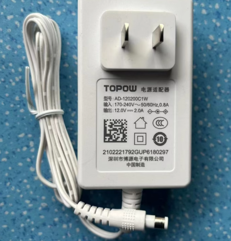 *Brand NEW*TOPOW AD-120200C1W 12.0V 2.0A AC/DC ADAPTER Power Supply