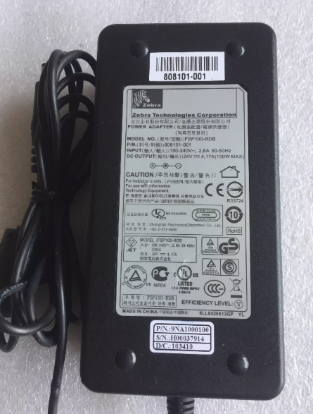 *Brand NEW*24V 4.17A AC/DC Adapter Zebra SFP100-RDB Power Supply