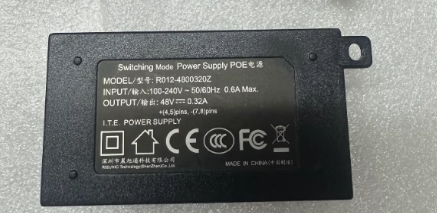 *Brand NEW*48V 0.32A AC ADAPTER R012-4800320Z POE POWER SUPPLY