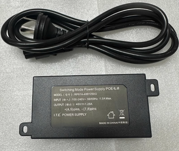 *Brand NEW* 48V 1.25A AC/DC Adapter POE RP014-4801250G Power Supply