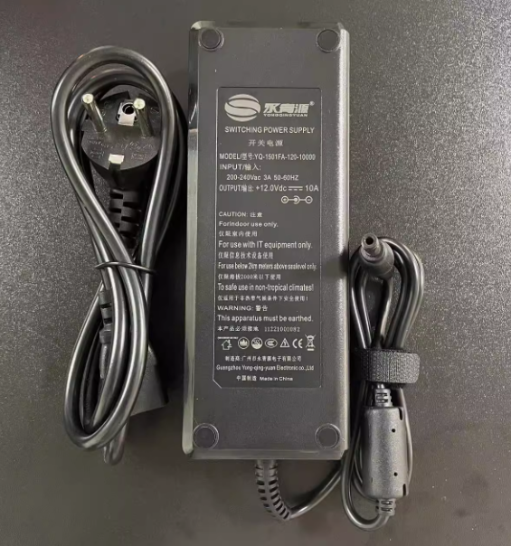 *Brand NEW*YONGQINGYUAN YQ-1501FA-120-10000 12.0VDC 10A AC/DC Adapter Power Supply