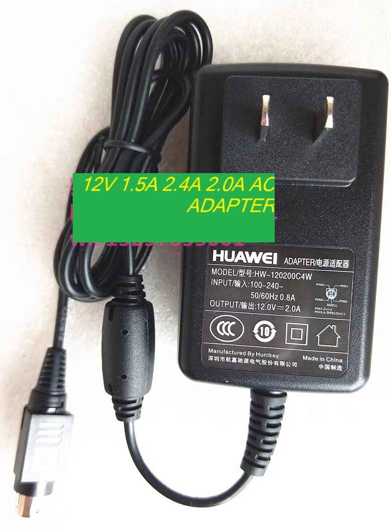 *Brand NEW*12V 1.5A 2.4A 2.0A AC ADAPTER HUAWEI HW-120200C4W USG2000 USG2110-F Power Sup