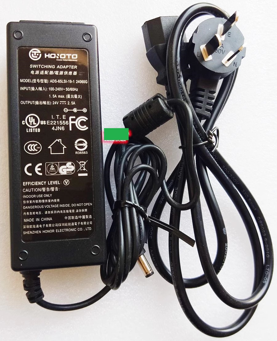*Brand NEW*HIOTO ADS-65LSI-19-1 24060G 24V 2.5A AC ADAPTER Power Supply