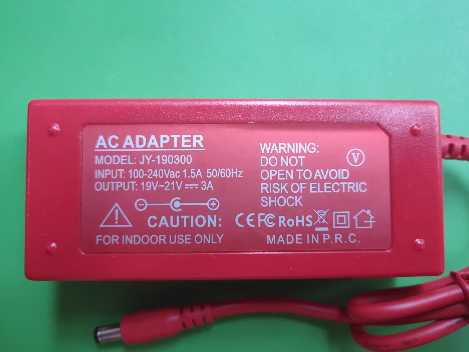 *Brand NEW*19V-21V 3A AC DC ADAPTHE JiYin JY190300 POWER Supply - Click Image to Close