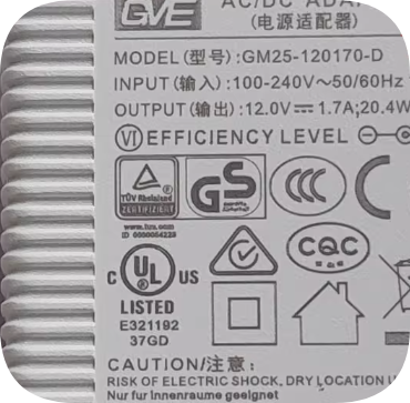 *Brand NEW*Original GVE 12V 1.7A AC ADAPTER GM25-120170-D Power Supply