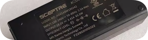 *Brand NEW*Original 19.0V 3.42A 65.0W AC Adapter AD65ABM190342 Power Supply