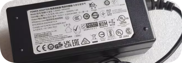 *Brand NEW*Original YJS065I-1903420D 19V 3.42A 65W AC ADAPTER Power Supply