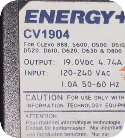 *Brand NEW*Original ENERGY 19V 4.74A 90W AC ADAPTER CV1904 Power Supply