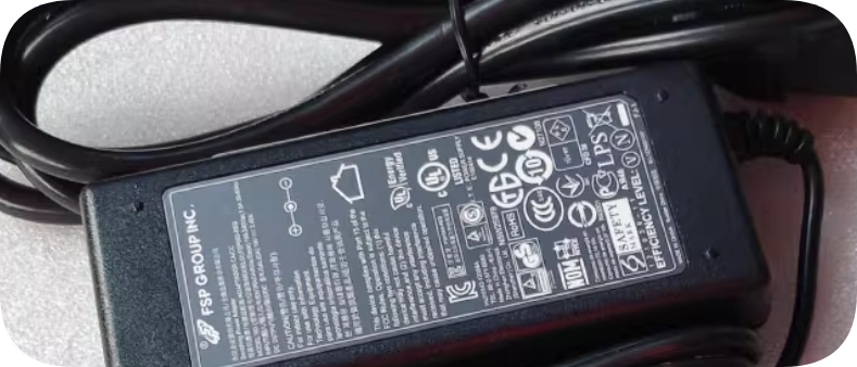 *Brand NEW*FSP FSP065-REBN2 FSP065-REB FSP065-RAB 19V 3.42A power adapter elbow round po