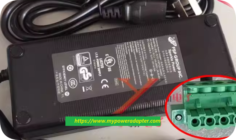 *Brand NEW* 4-pin 4-core plug charging cable 120W transformer FSP120-AHAN1 12V 10A power