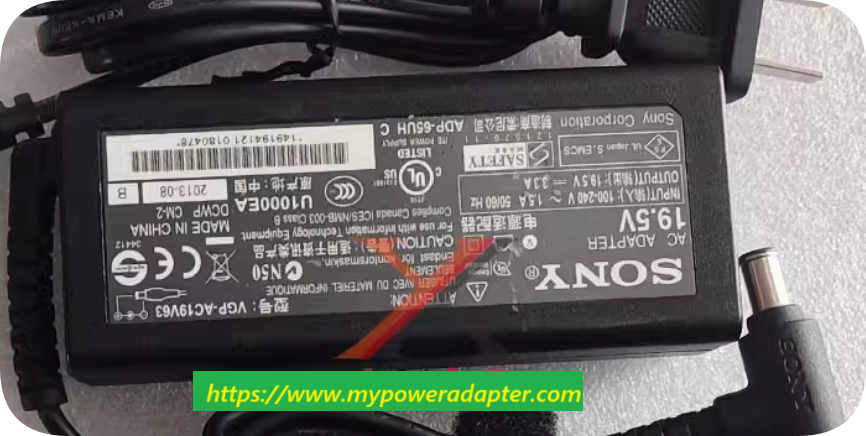 *Brand NEW* SONY 19.5V 3.3A power adapter for VGP-AC19V63, V43, V48, V49, V64, V77 comp