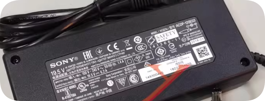 *Brand NEW*Sony KDL50W650A 50R556A 55W800CB TV 19.5v6.2a power adapter ACDP-120E03