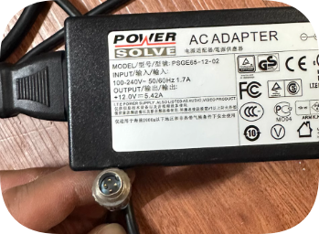 *Brand NEW*PSGE65-12-02 charger 12V5.42A 4-pin Visible light power supply POWER SOLVE po