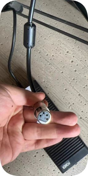 *Brand NEW* SP-AC24V (15A) XLR 4-hole 24V15A transformer cable Ruiying RX-36TDX power ad