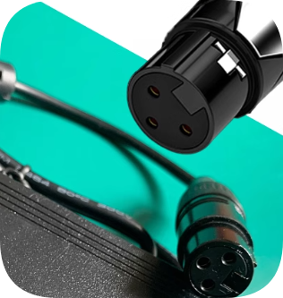 *Brand NEW*photography light, 3-hole XLR connector, 48V 5.2A charger cable KT360A4800520