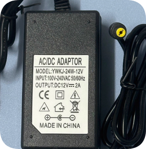*Brand NEW*DC12V1.5A round port AD-12CL charger YWKJ-24W-12V Applicable to CASIO digital