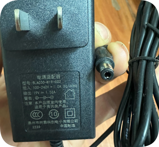 *Brand NEW*19V1.58A Shanglin Science and Technology SLA030-W19-002 Power Adapter Round