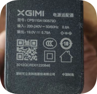 *Brand NEW*XGIMI 19.0V5.79A round port charger Applicable to CPS110A1905790 power adapt
