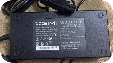 *Brand NEW*18V6.67A XF11G XF12G XF13G projector power adapter XGIMI H1 Aurora H1S power